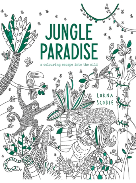 Jungle Paradise : A Coloring Escape into the Wild, Diary Book