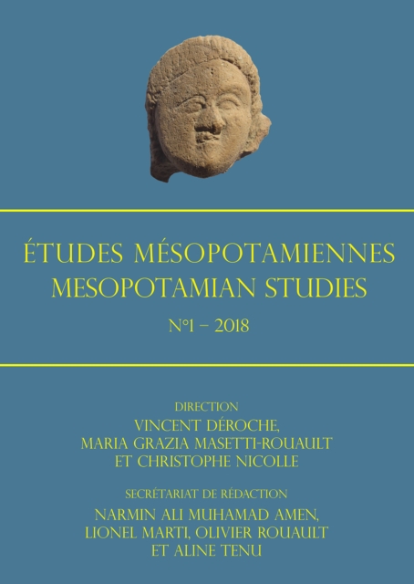 Etudes Mesopotamiennes – Mesopotamian Studies: N°1 – 2018, Paperback / softback Book