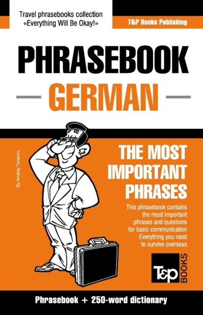 English-German phrasebook and 250-word mini dictionary, Paperback / softback Book