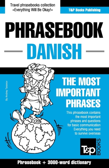 English-Danish phrasebook and 3000-word topical vocabulary, Paperback / softback Book