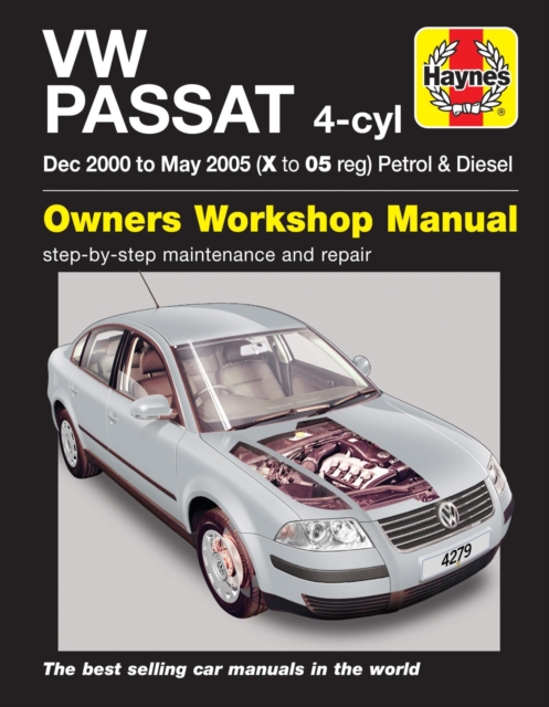 VW Passat Petrol & Diesel (Dec 00 - May 05) Haynes Repair Manual : 00-05, Paperback / softback Book