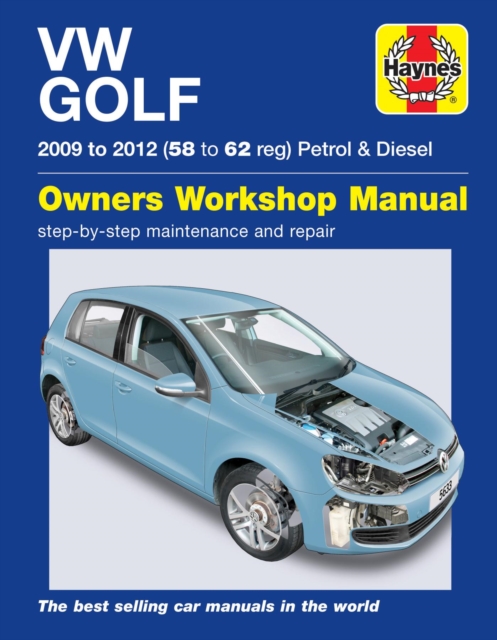 VW Golf Petrol and Diesel (09 - 12) 58 to 62, Paperback / softback Book
