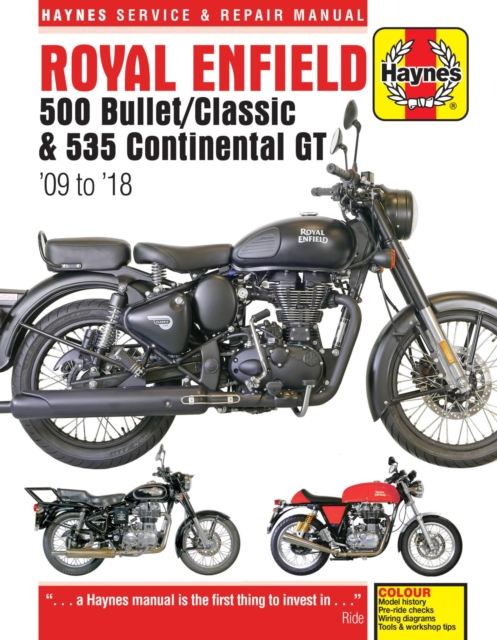 Royal Enfield Bullet and Continental GT Service & Repair Manual (2009 to 2018), Paperback / softback Book
