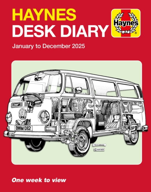 Haynes 2025 Desk Diary : January to December 2025, Diary or journal Book