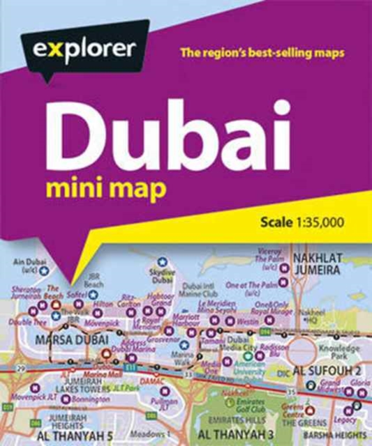 Dubai Mini Map, Paperback / softback Book