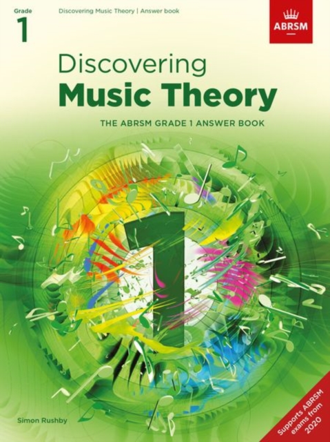 Discovering Music Theory, The ABRSM Grade 1 Answer Book, Sheet music Book