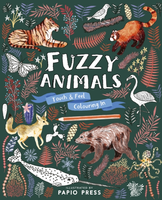 Fuzzy Animals : Touch and Feel Colouring In, Paperback / softback Book