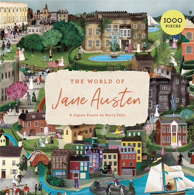 The World of Jane Austen : A Jigsaw Puzzle with 60 Characters and Great Houses to Find, Jigsaw Book