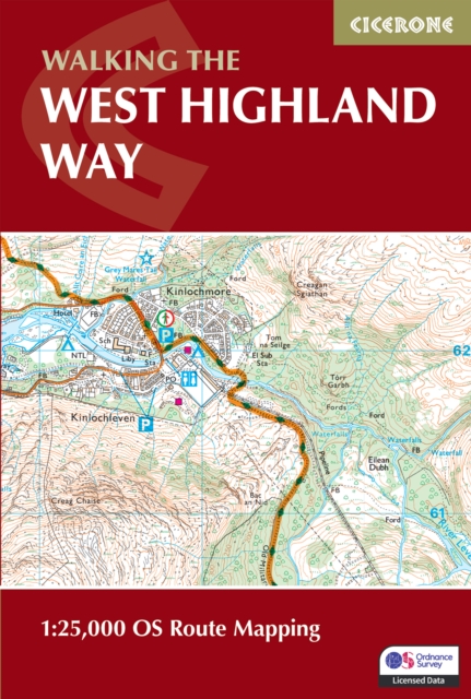 West Highland Way Map Booklet : 1:25,000 OS Route Mapping, Paperback / softback Book