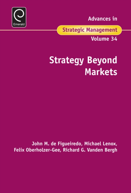 Strategy Beyond Markets, Hardback Book