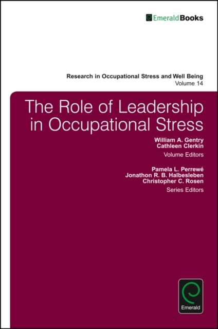 The Role of Leadership in Occupational Stress, Hardback Book