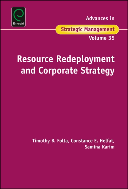 Resource Redeployment and Corporate Strategy, Hardback Book