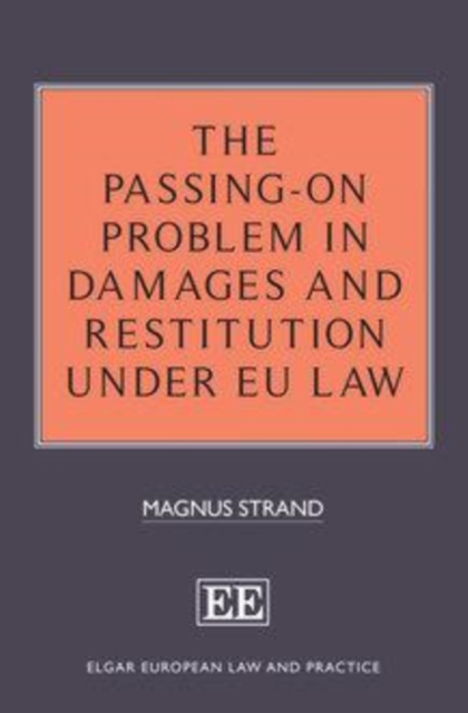 Passing-On Problem in Damages and Restitution under EU Law, PDF eBook