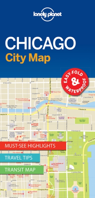Lonely Planet Chicago City Map, Sheet map, folded Book