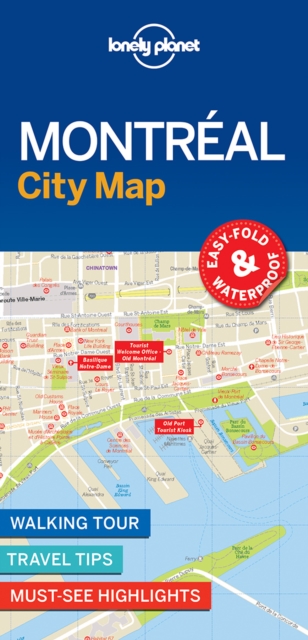 Lonely Planet Montreal City Map, Sheet map, folded Book