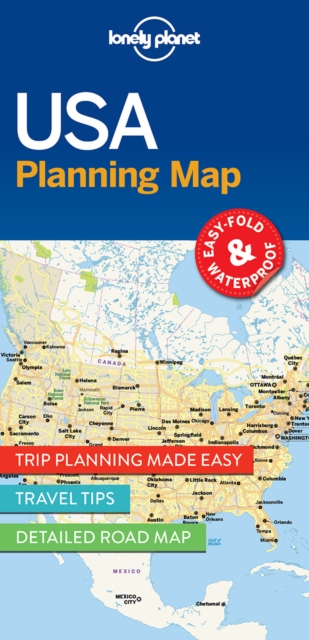 Lonely Planet USA Planning Map, Sheet map, folded Book