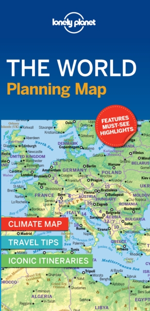 Lonely Planet The World Planning Map, Sheet map, folded Book