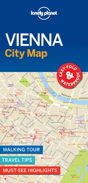 Lonely Planet Vienna City Map, Sheet map, folded Book