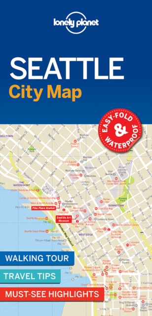Lonely Planet Seattle City Map, Sheet map, folded Book