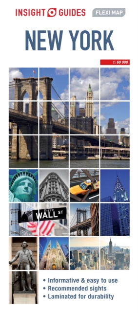 Insight Guides Flexi Map New York City - NYC Map, Sheet map Book