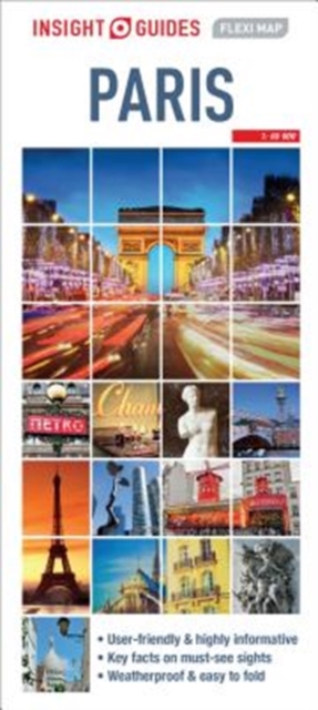 Insight Guides Flexi Map Paris, Sheet map Book