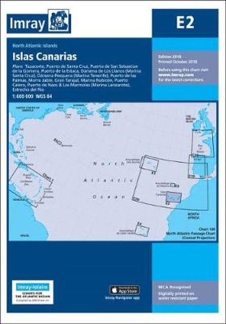 Imray Chart E2 : Islas Canarias, Paperback / softback Book