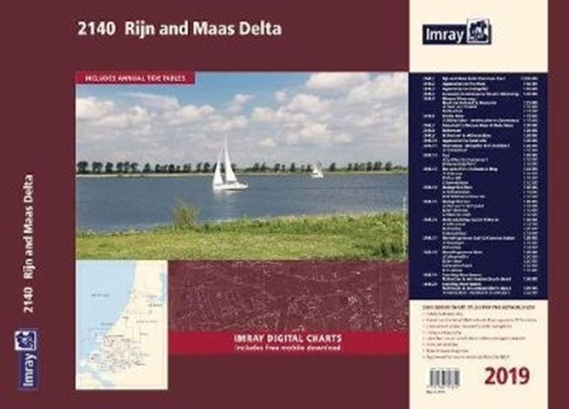 Imray Chart Atlas 2140 : Rijn and Maas Delta Chart Atlas, Sheet map, flat Book