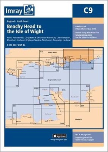 Imray Chart C9 : Beachy Head to Isle of Wight, Paperback / softback Book