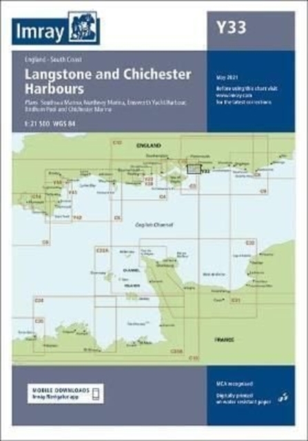 Imray Chart Y33 : Eastern Approach to the Solent (Small Format), Sheet map, folded Book