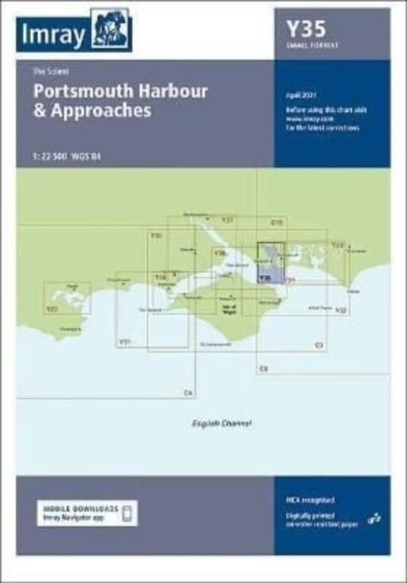 Imray Chart Y35 : Portsmouth Harbour and Approaches (Small Format), Sheet map, folded Book