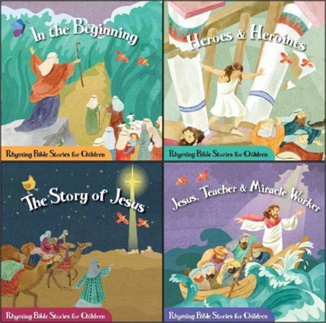 Rhyming Bible Stories for Children (Display Box of 4 Titles), Book Book