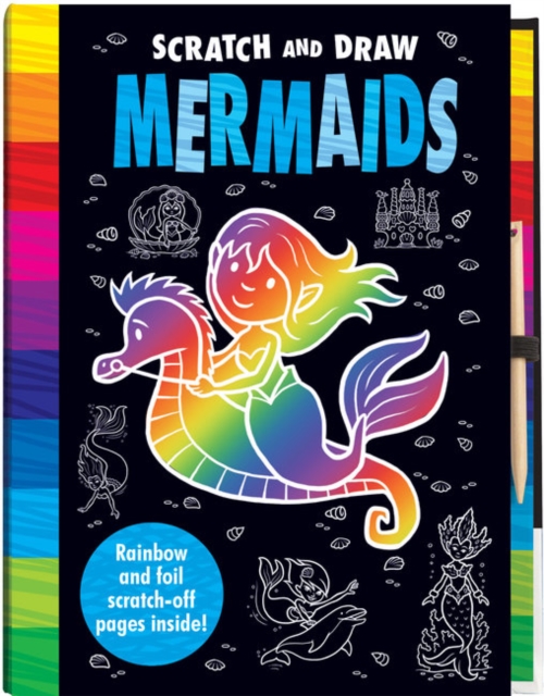Scratch and Draw Mermaids - Scratch Art Activity Book, Hardback Book