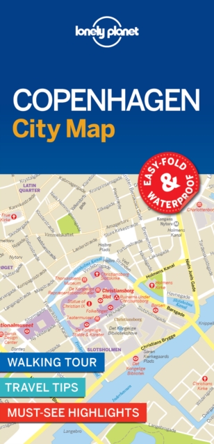 Lonely Planet Copenhagen City Map, Sheet map, folded Book