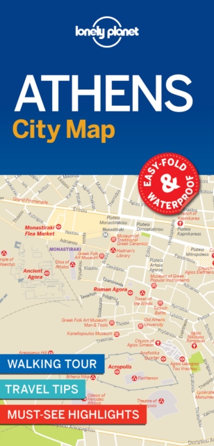 Lonely Planet Athens City Map, Sheet map, folded Book