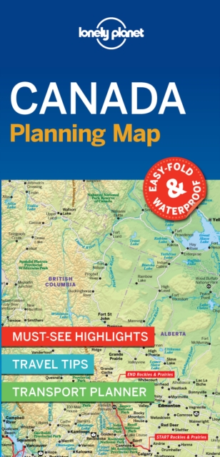 Lonely Planet Canada Planning Map, Sheet map, folded Book