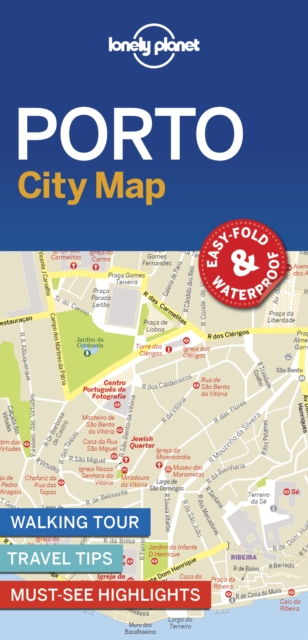 Lonely Planet Porto City Map, Sheet map, folded Book