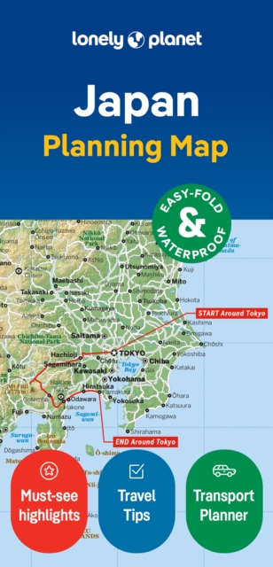 Lonely Planet Japan Planning Map, Sheet map, folded Book