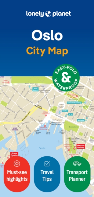 Lonely Planet Oslo City Map, Sheet map, folded Book