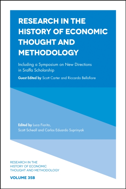 Including a Symposium on New Directions in Sraffa Scholarship, Hardback Book