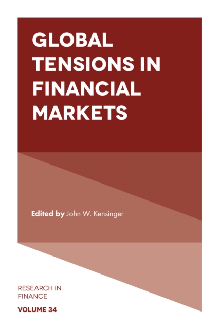 Global Tensions in Financial Markets, Hardback Book