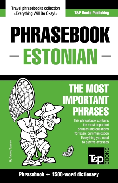 English-Estonian phrasebook & 1500-word dictionary, Paperback / softback Book