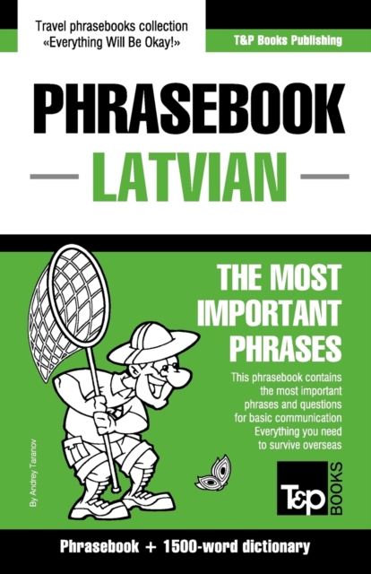 English-Latvian phrasebook & 1500-word dictionary, Paperback / softback Book