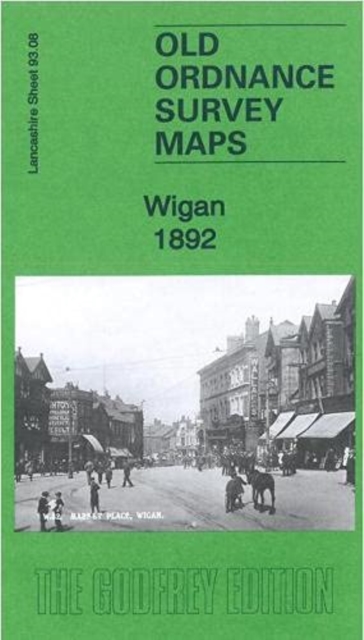 Wigan 1892 : Lancashire Sheet 93.08a, Sheet map, folded Book