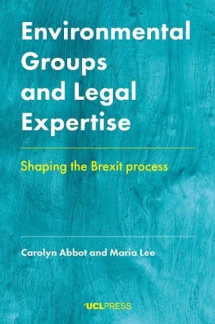Environmental Groups and Legal Expertise : Shaping the Brexit Process, Paperback / softback Book