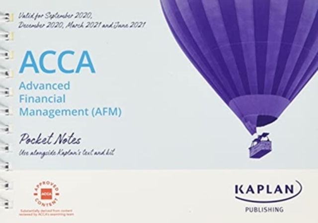 ADVANCED FINANCIAL MANAGEMENT (AFM) - POCKET NOTES, Paperback / softback Book