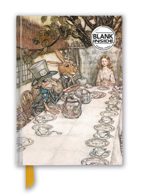 Arthur Rackham: Alice In Wonderland Tea Party (Foiled Blank Journal), Notebook / blank book Book