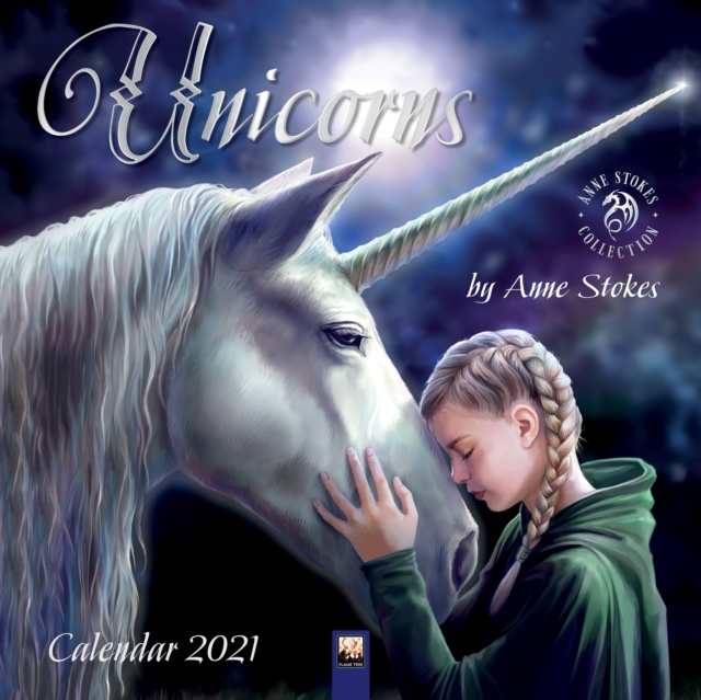 Unicorns by Anne Stokes Wall Calendar 2021 (Art Calendar), Calendar Book