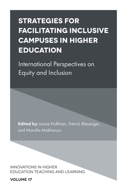 Strategies for Facilitating Inclusive Campuses in Higher Education : International Perspectives on Equity and Inclusion, EPUB eBook
