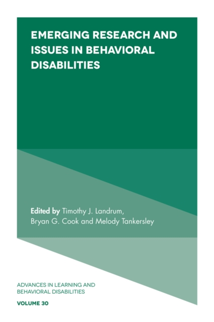 Emerging Research and Issues in Behavioral Disabilities, EPUB eBook