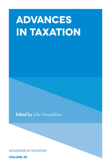 Advances in Taxation, Hardback Book